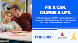 Topdon USA will donate 10% of every sale made through its website to St. Jude's Children's Research Hospital.