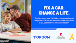 Topdon USA will donate 10% of every sale made through its website to St. Jude's Children's Research Hospital.