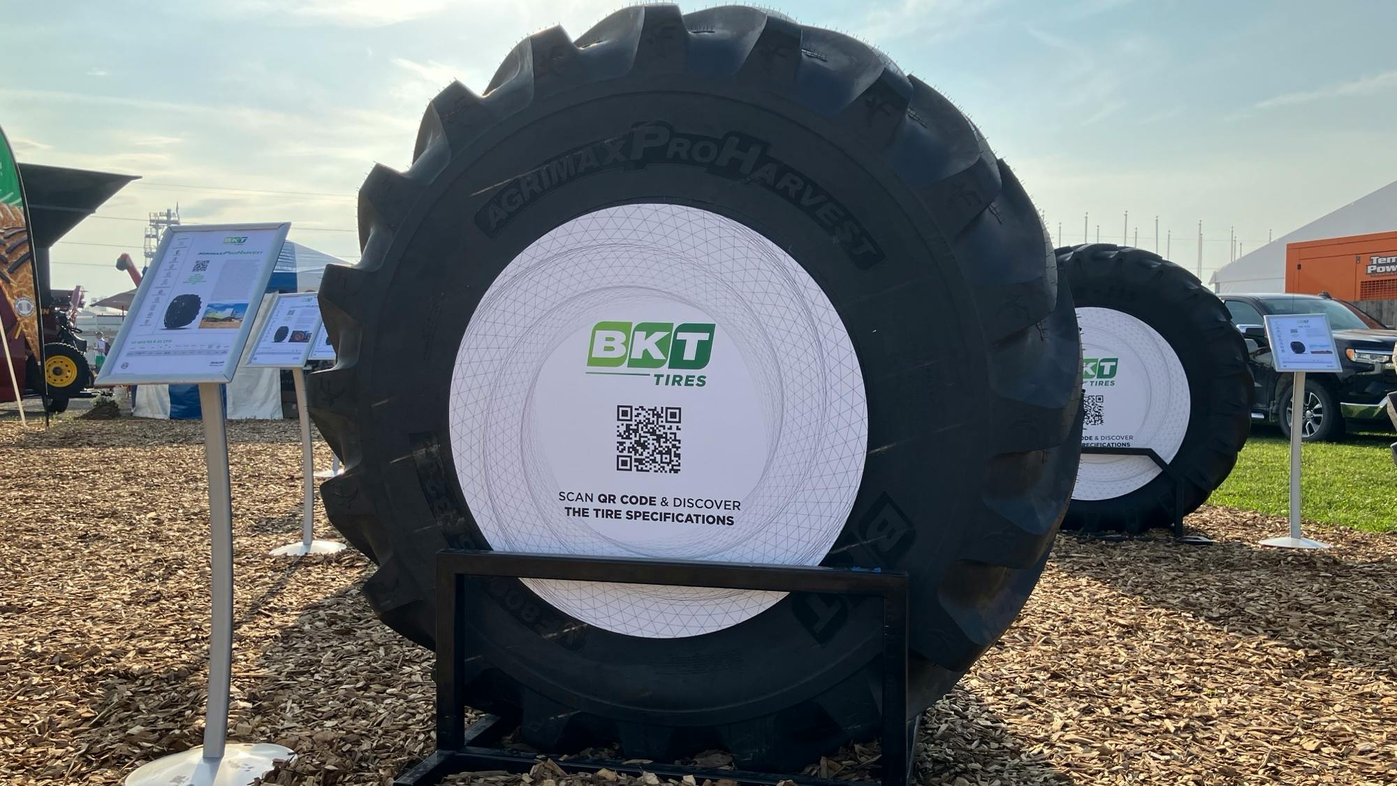 Featuring VF (Very High Flexion) technology with an increased load capacity and minimized soil compaction capabilities, BKT Tire USA Inc.'s Agrimax ProHarvest is designed to meet 'the current market needs in terms of combines and harvesting machines.'