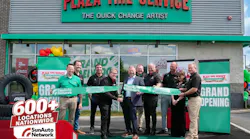 Sun Auto Tire & Service Inc. recently held a ribbon-cutting at its 600th store.