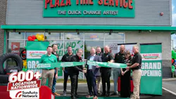 Sun Auto Tire & Service Inc. recently held a ribbon-cutting at its 600th store.