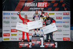“Winning back-to-back Formula DRIFT Tire Cup championships is a tremendous accomplishment for everyone involved with the GT Radial program,” says Mike Meeiem, motorsports manager for GT Radial.