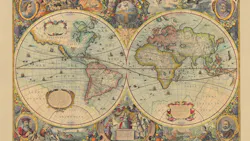 The world was a lot less-connected when this map was made.