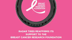 Radar Tires has funded more than 31,000 hours of breast cancer research and in 2026 has pledged to donate a minimum of $50,000 to the Breast Cancer Research Foundation.