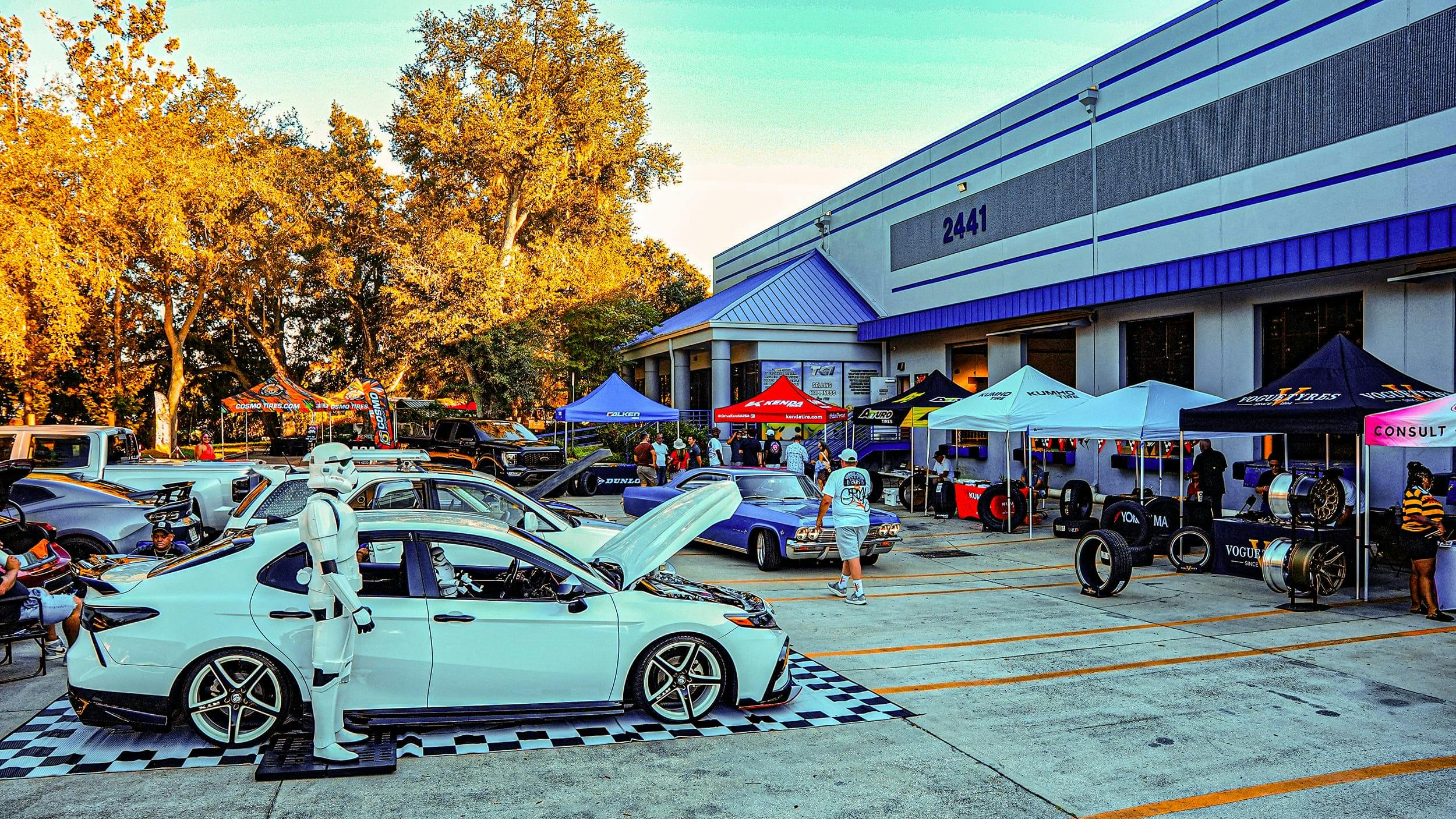 The recent Cosmo Tires Kool Kat Ambush in Tampa, Fla., attracted more than 200 vehicles and over 500 attendees.