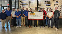 “This year’s donation reflects the generosity of those who continue to support not only us, but our local charities as well,” says Nikki Phillips, director of retail development for McMahon’s Best-One.