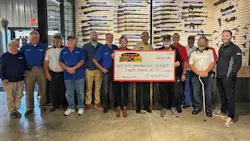 “This year’s donation reflects the generosity of those who continue to support not only us, but our local charities as well,” says Nikki Phillips, director of retail development for McMahon’s Best-One.