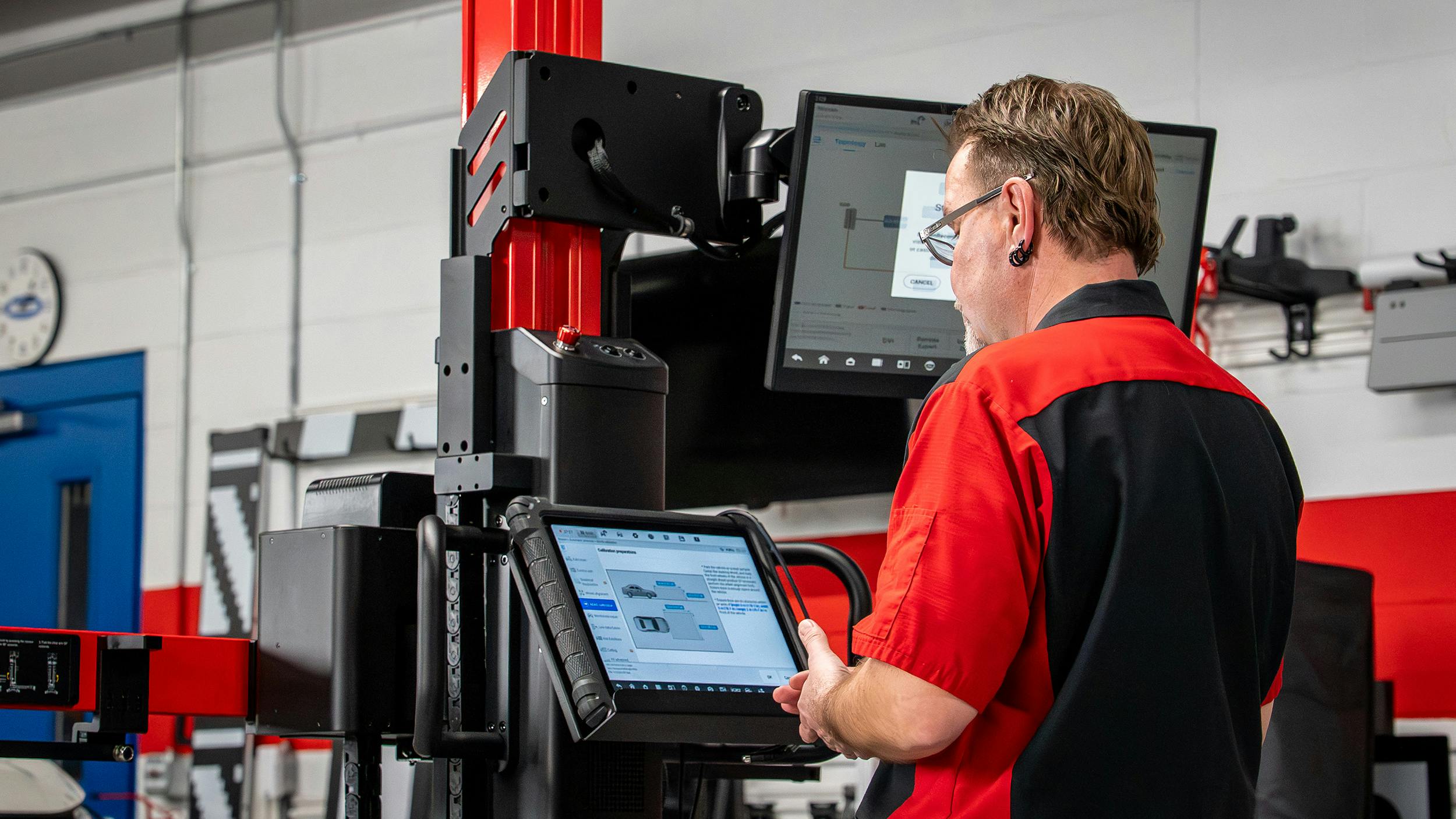 Technology and equipment providers supporting the hands-on learning environment include AirPro Diagnostics, ALLDATA, Autel, Car ADAS Solutions, Hunter Engineering Co., John Bean, OEC, Opus IVS, Repairify and Revv.