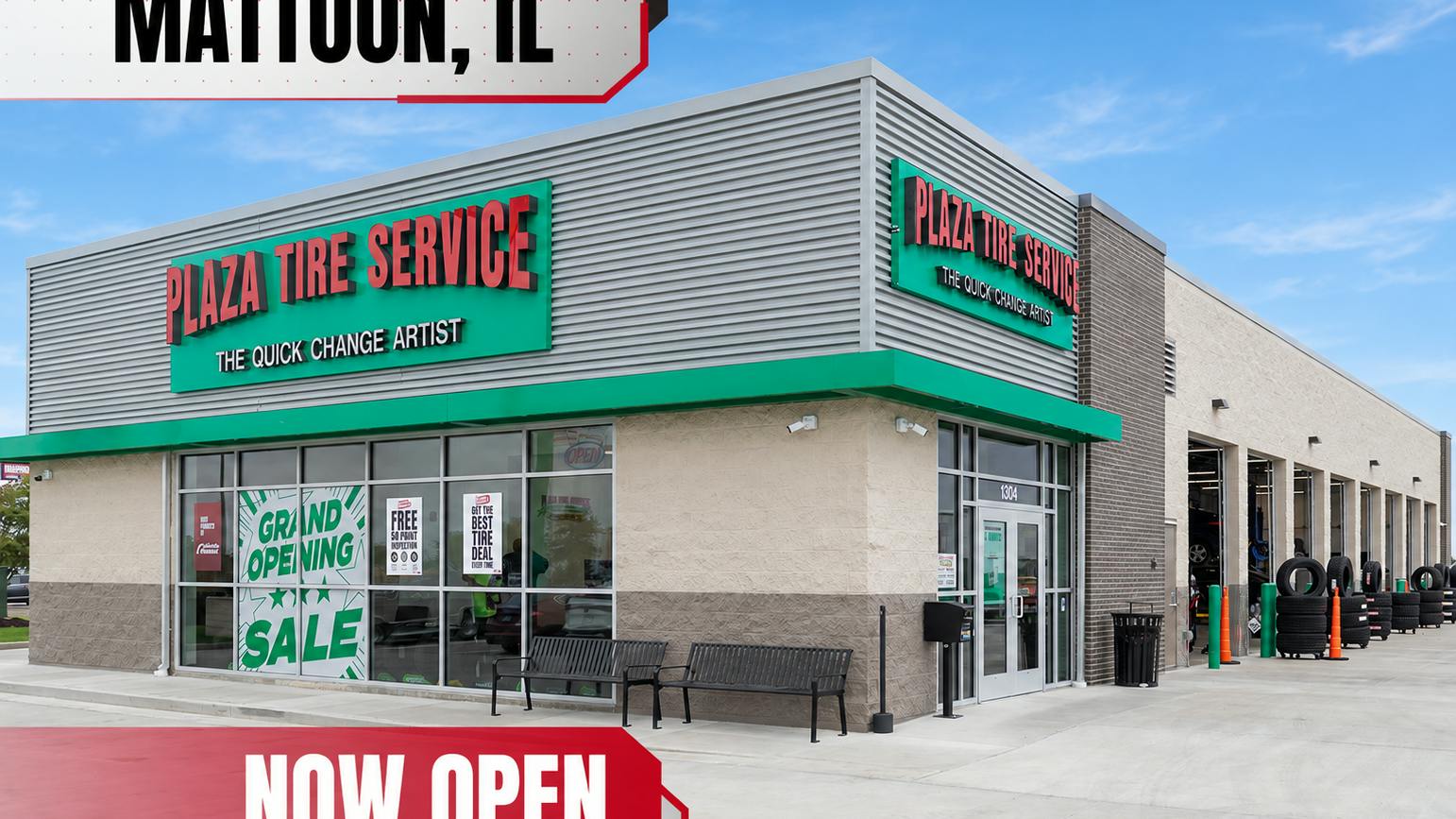 Sun Auto Tire &amp; Service Inc. has opened a new Plaza Tire Service store in Illinois.