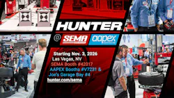 Hunter Engineering SEMA banner