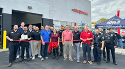 As part of the store's recent grand opening, Big O Tires presented a $1,000 donation to the 100 Club of New Mexico, which provides financial assistance to the spouses and dependents of law enforcement officers and firefighters.